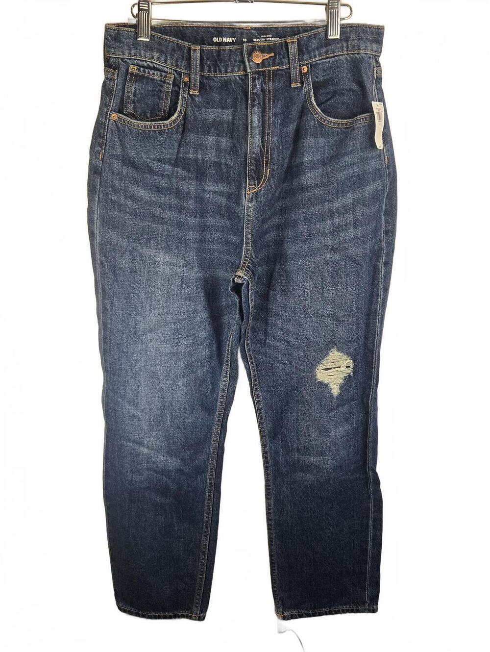Old Navy High-Rise Slouchy Straight Jeans Size 18